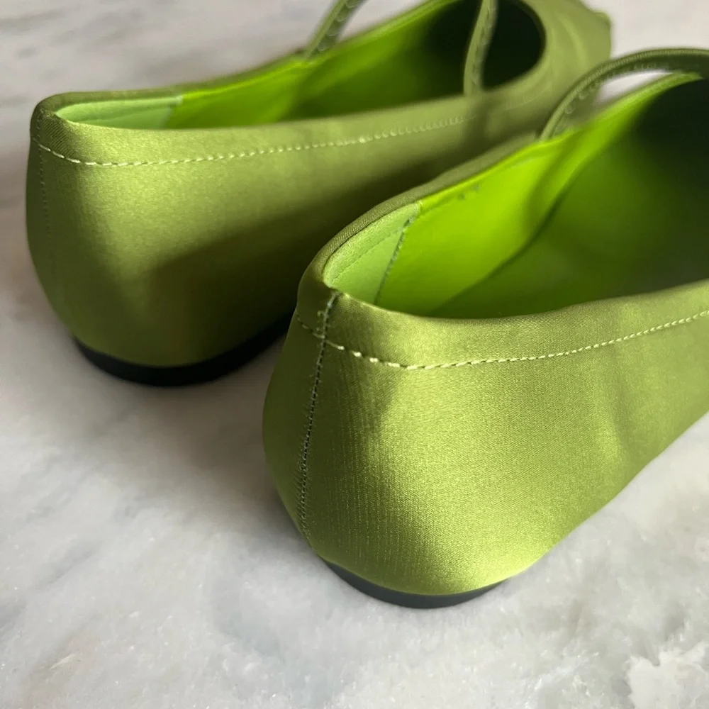 Cider CLASSIC SQUARE TOE SINGLE STRAP BALLET MARY JANE SHOES - Picture 8 of 9